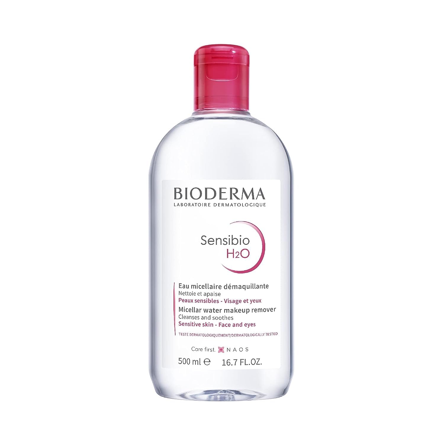 Bioderma – Sensibio – H2O Micellar Water – Makeup Remover Cleanser – Face Cleanser for Sensitive Skin