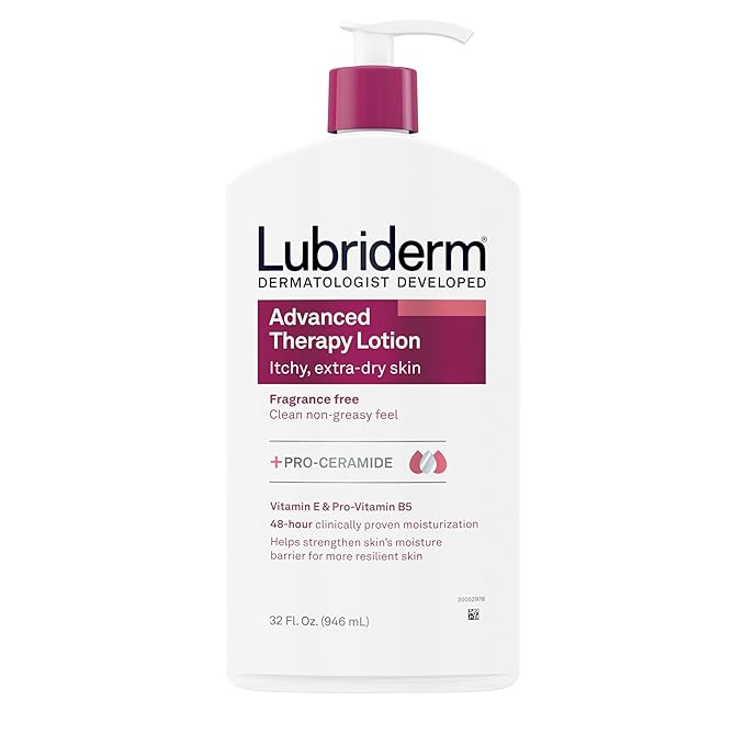 Lubriderm Advanced Therapy Fragrance Free Moisturizing Hand & Body Lotion