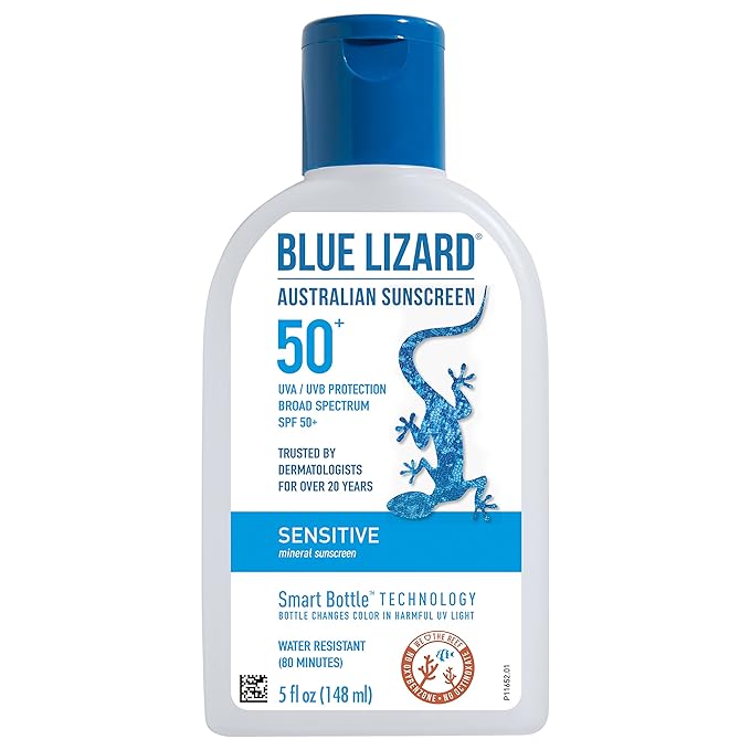 BLUE LIZARD Sensitive Mineral Sunscreen with Zinc Oxide